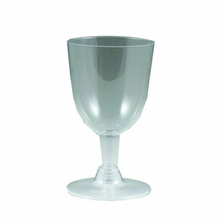 MARYLAND PLASTICS MPI92200 PEC Clear 5 oz Soveriegn 2 Piece Wine Glass, 240PK MPI92200  (PEC)